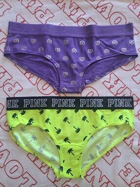 PINK panties bundle (L) New